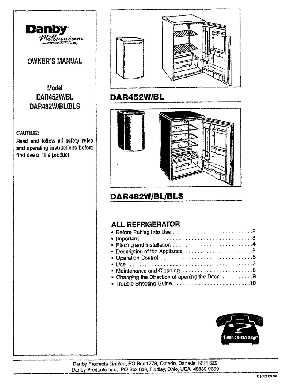 19+ Danby refrigerator instruction manual ideas