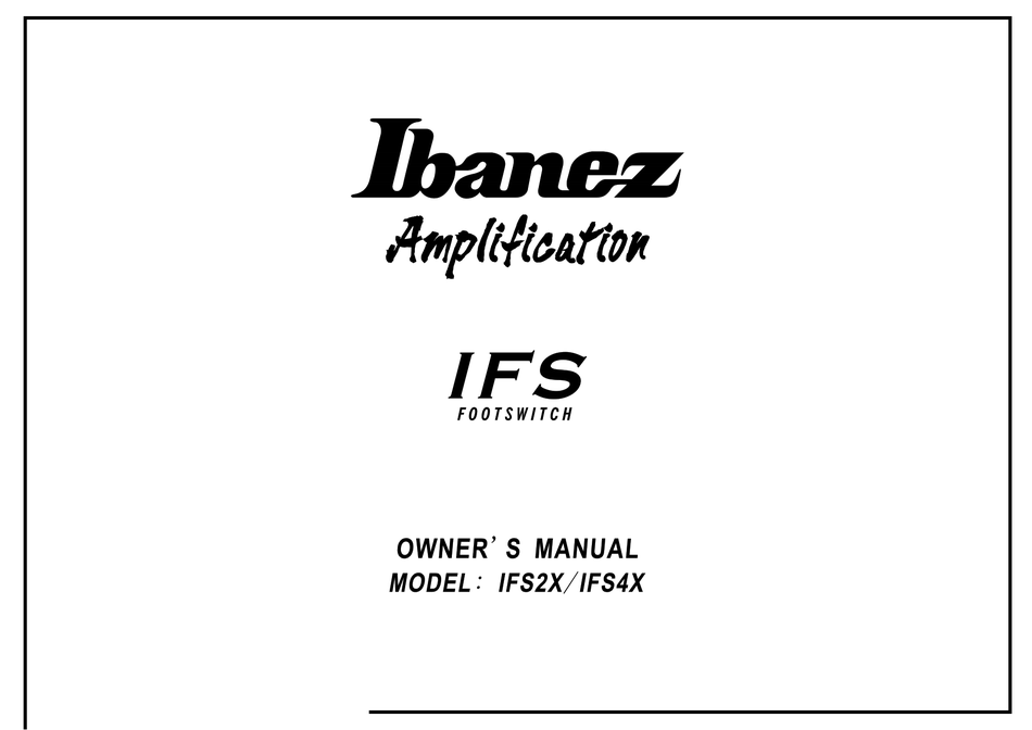 ibanez ifs2x