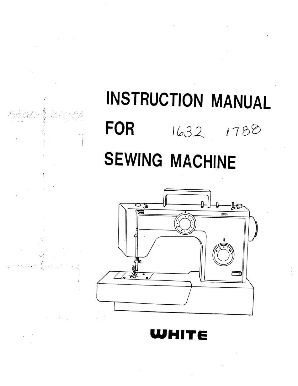 White 2221 Sewing Machine Instruction Manual, PDF, Sewing Machine