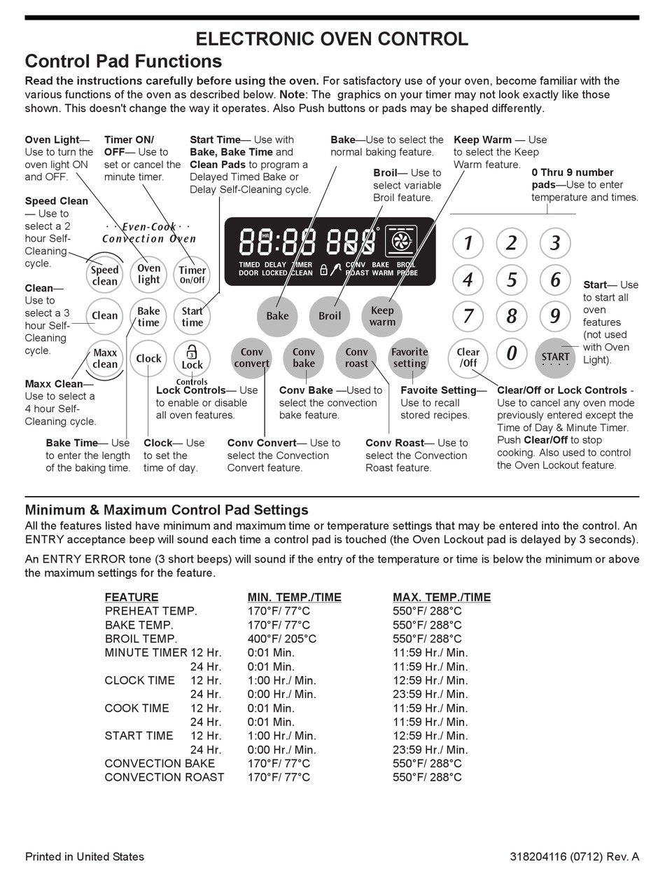 FRIGIDAIRE PLCF489GC 40 INCH DUAL FUEL RANGE USER MANUAL Pdf Download