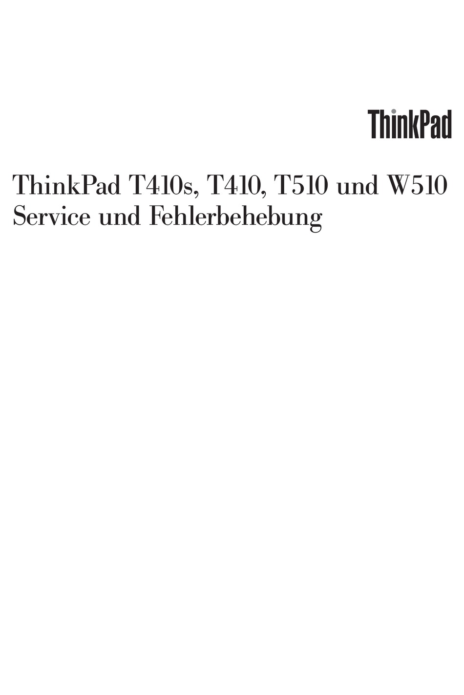 lenovo thinkpad t410 handbuch deutsch