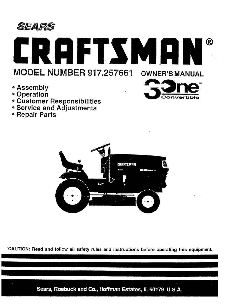 Craftsman lawn mower model deals 917 gas cap