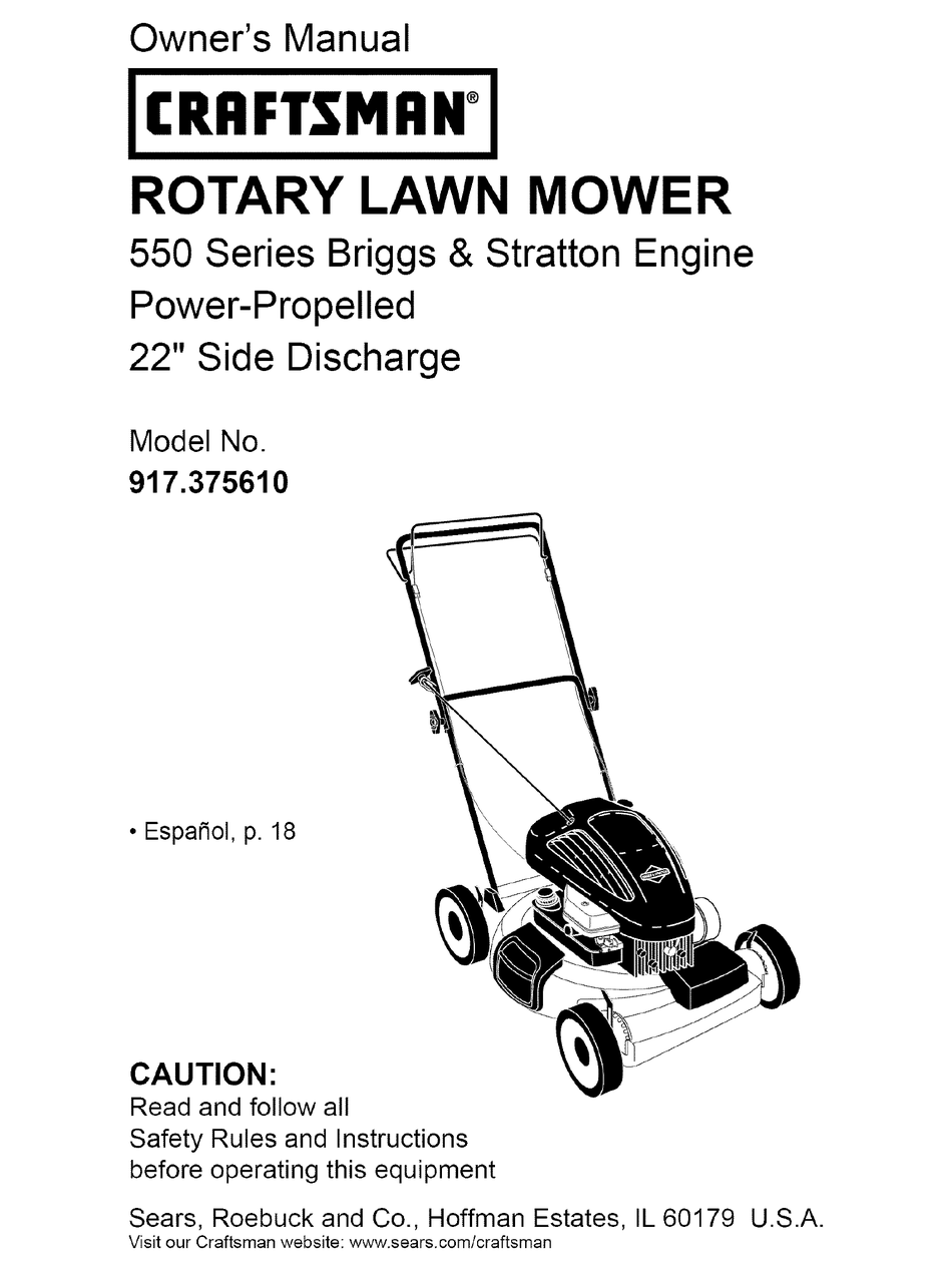 Craftsman 550 deals lawn mower parts