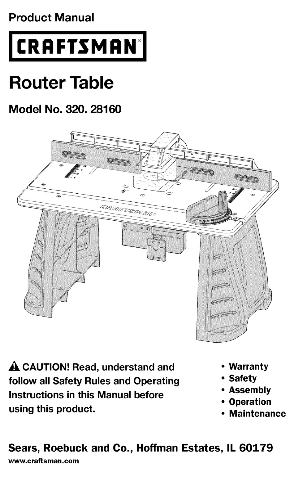 Craftsman Router Table Parts Diagram Reviewmotors.co
