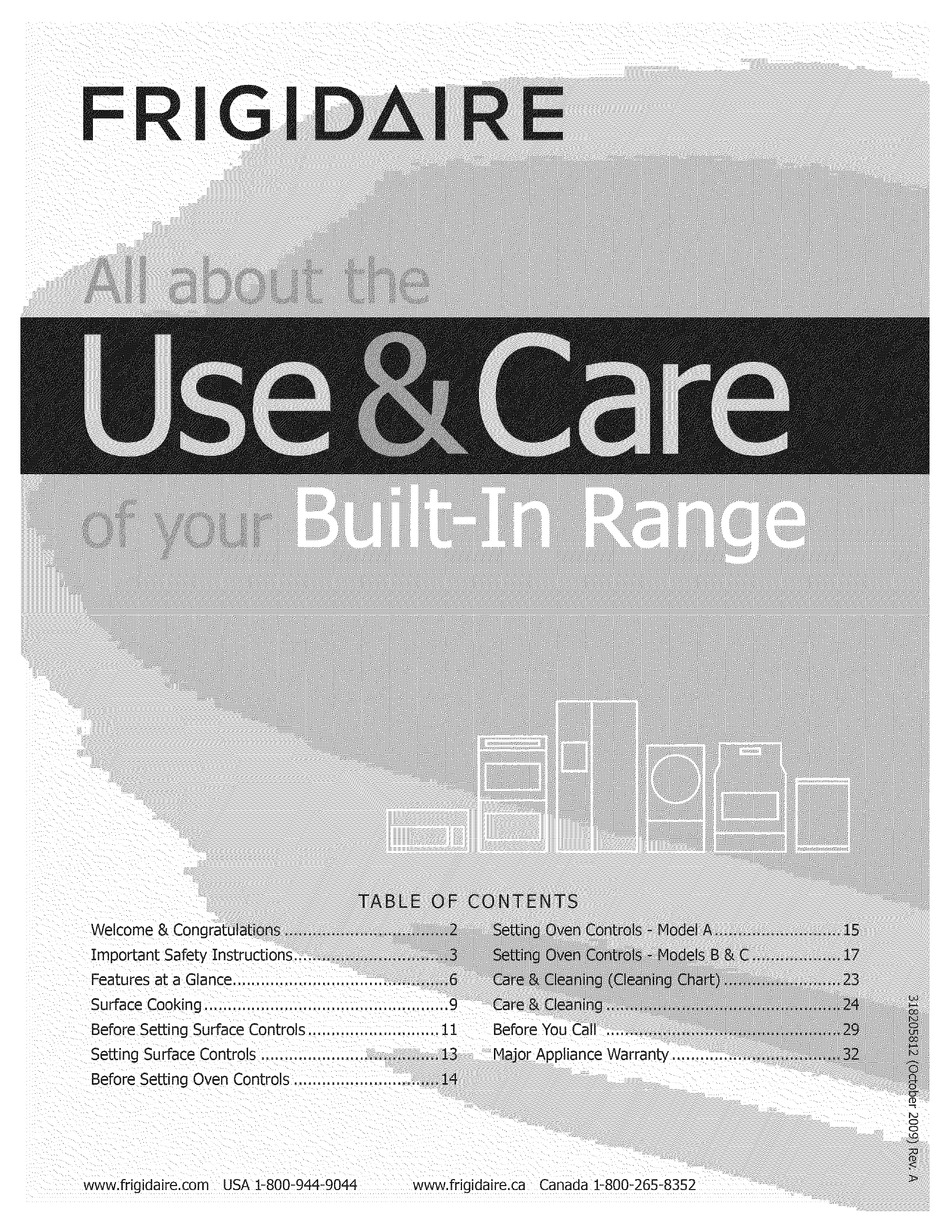 FRIGIDAIRE FFES3025LSB USE & CARE MANUAL Pdf Download | ManualsLib