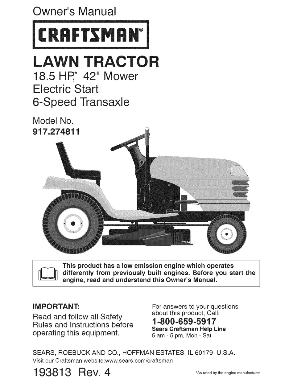 Craftsman t1000 owner's discount manual