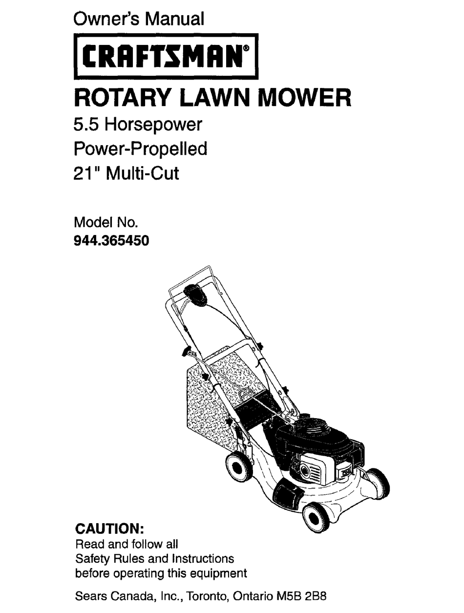 Craftsman 2024 944 mower