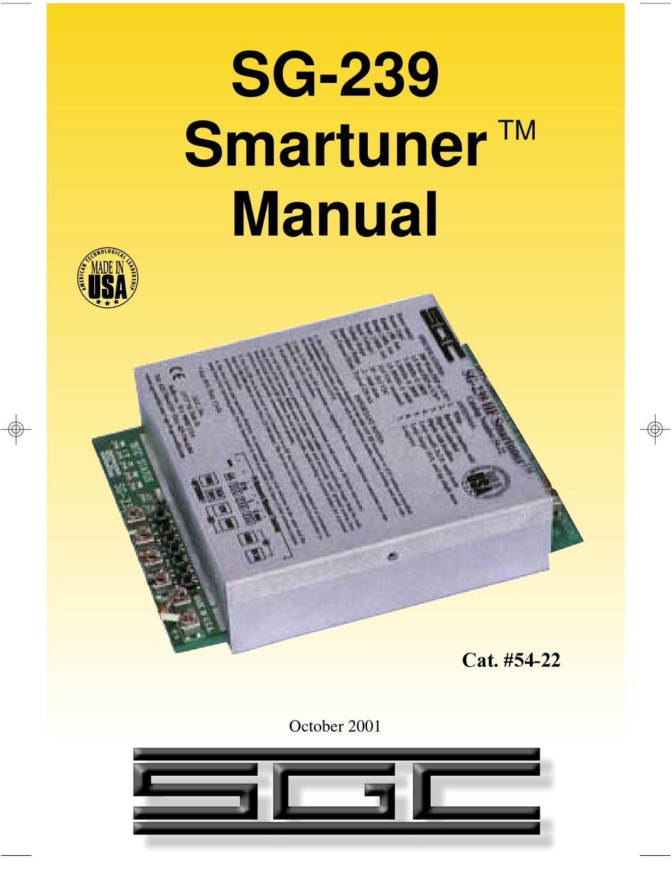 SGC SG-230 Smartuner フルオート外部チューナー 日本語取説付