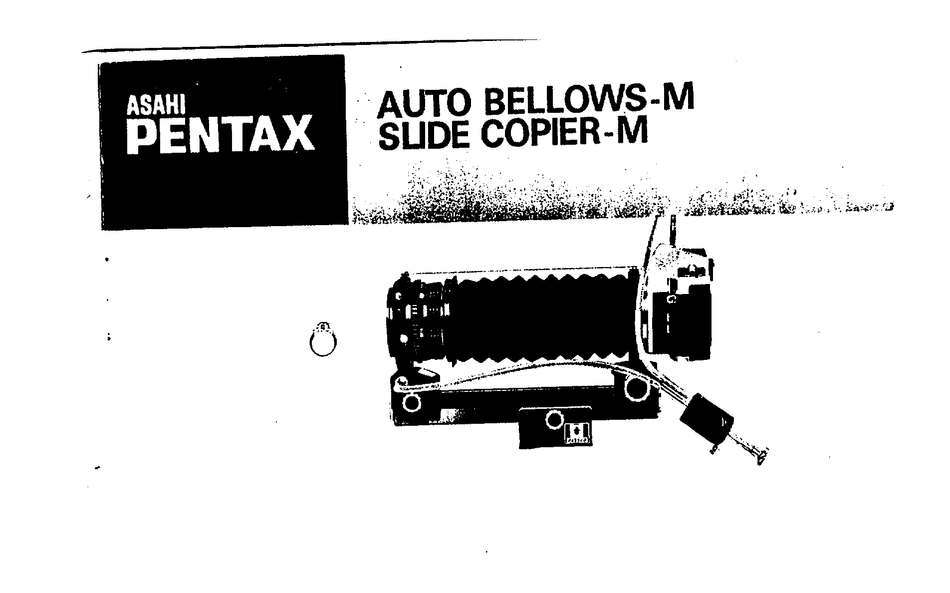 PENTAX AUTO BELLOWS M USER MANUAL Pdf Download ManualsLib