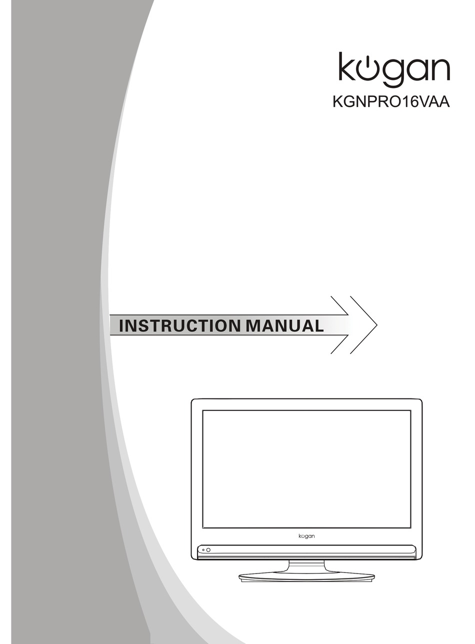 KOGAN KGNPRO16VAA INSTRUCTION MANUAL Pdf Download ManualsLib