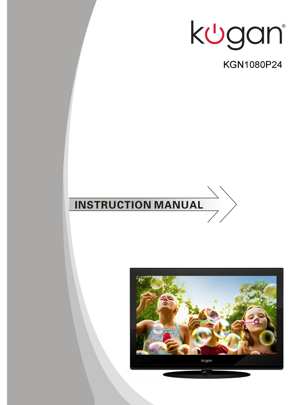 KOGAN KGN1080P24 INSTRUCTION MANUAL Pdf Download ManualsLib