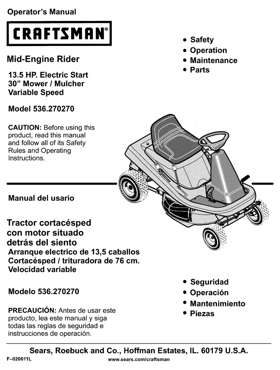 Carburetor Carb for craftsman 536.270270 536270270 13.5hp 30'' riding mower 