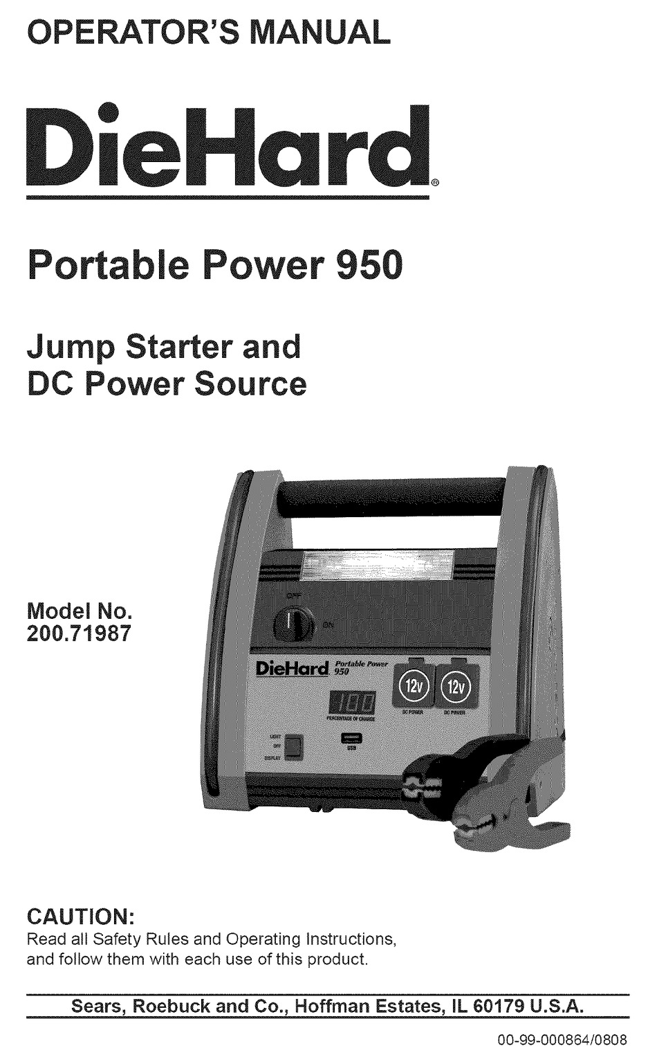 Diehard portable power 1150 troubleshooting