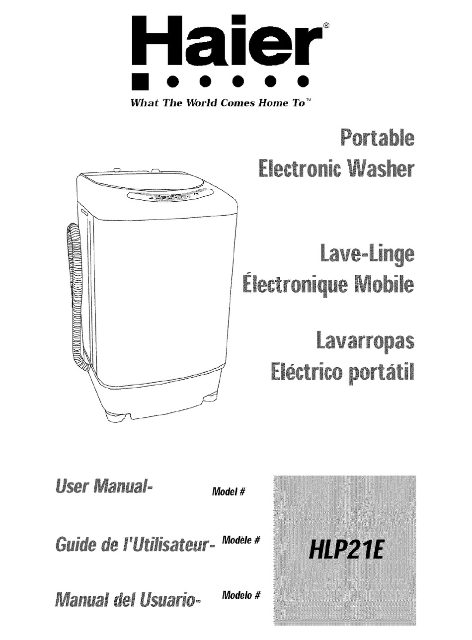 HAIER HLP21E USER MANUAL Pdf Download ManualsLib