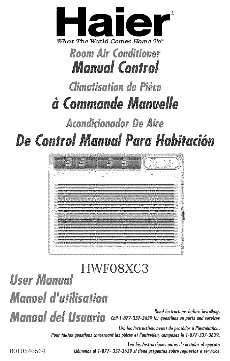 HAIER HWF XC USER MANUAL Pdf Download ManualsLib
