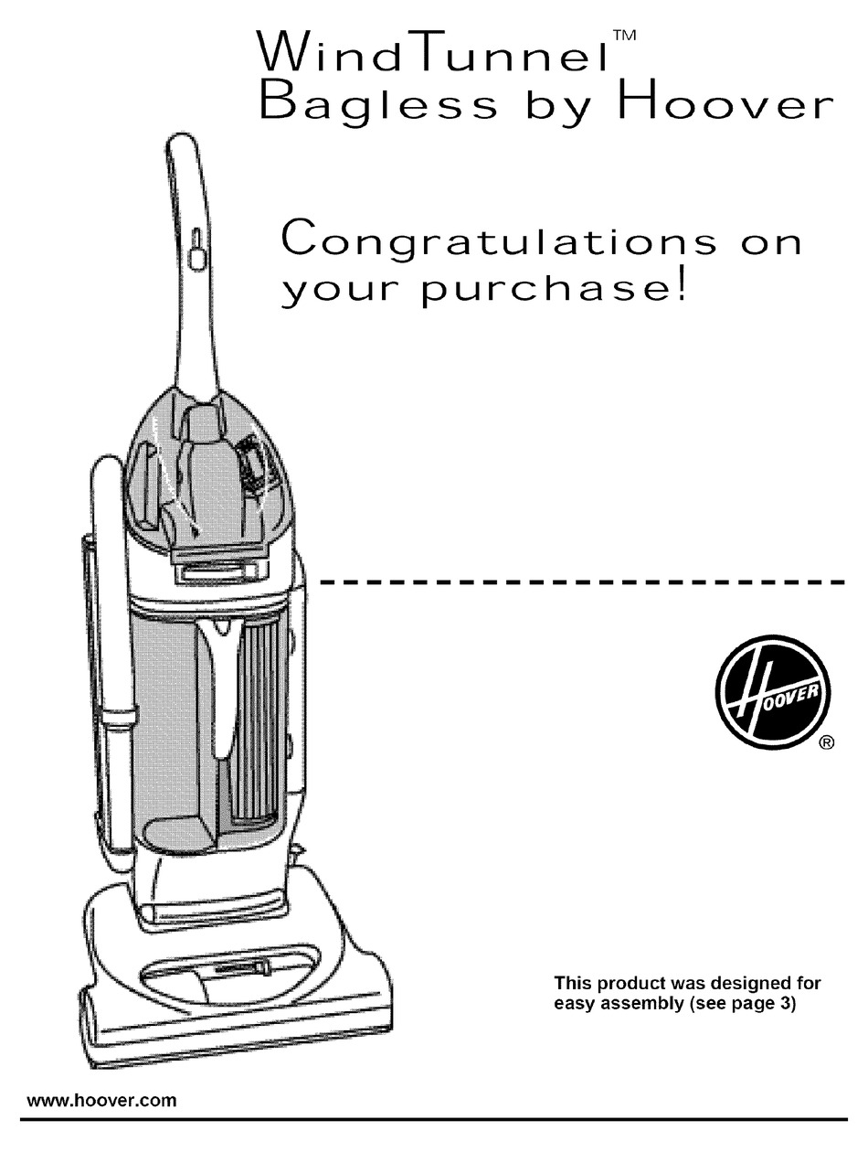 HOOVER WINDTUNNEL U5720960 OWNER