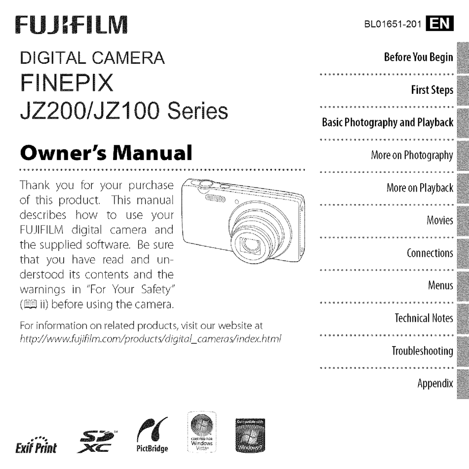 Nominaal Acteur Redelijk FUJIFILM FINEPIX JZ200 SERIES OWNER'S MANUAL Pdf Download | ManualsLib