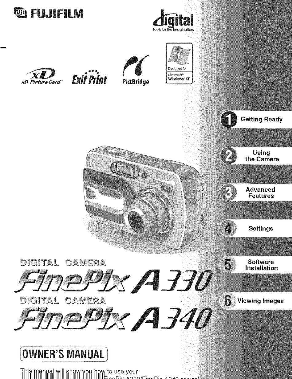 FUJIFILM FINEPIX A340 OWNER'S MANUAL Pdf Download | ManualsLib