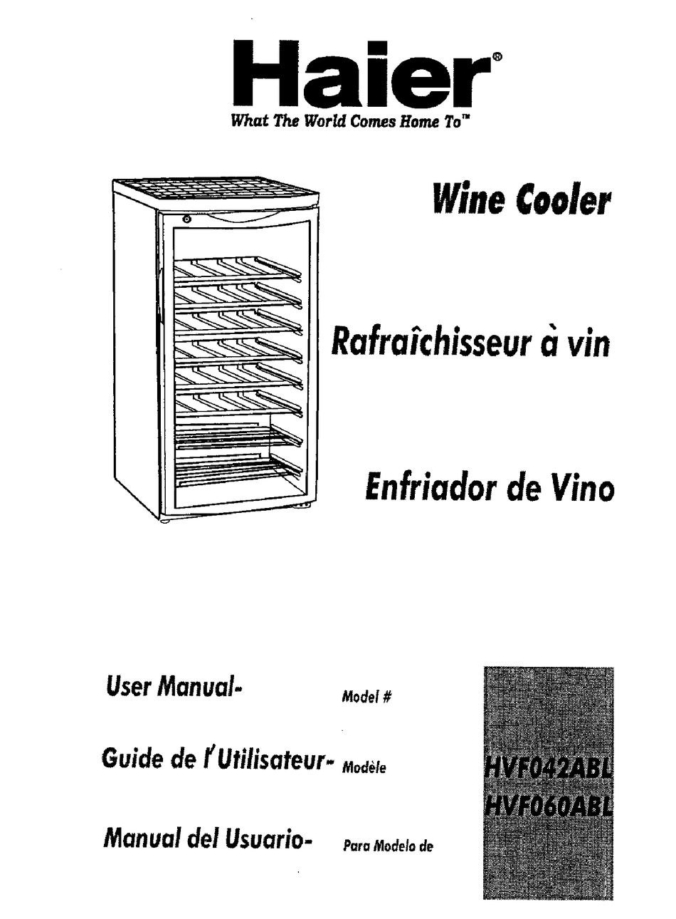Haier Hvf042abl User Manual Pdf Download Manualslib