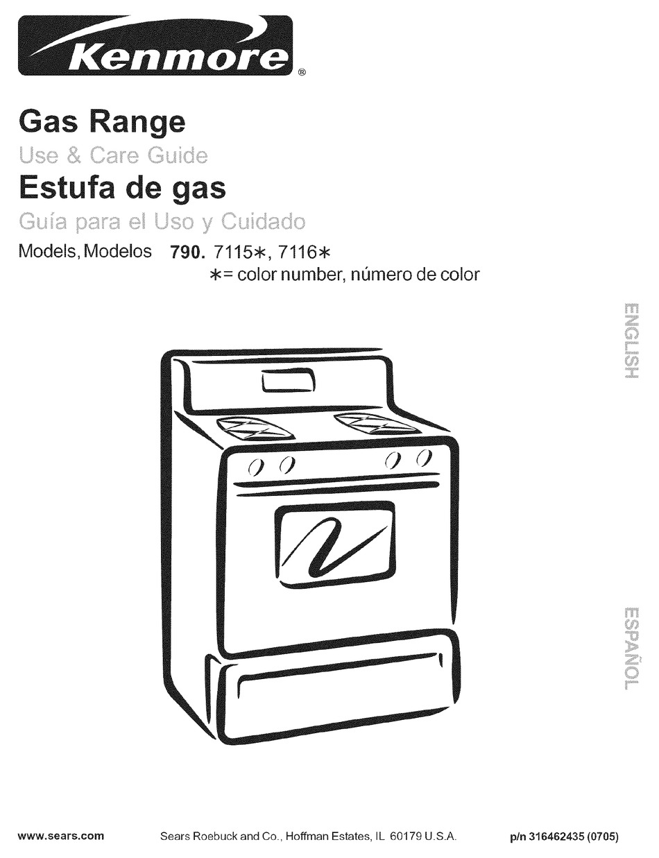 KENMORE 790.7115 SERIES USE & CARE MANUAL Pdf Download ManualsLib