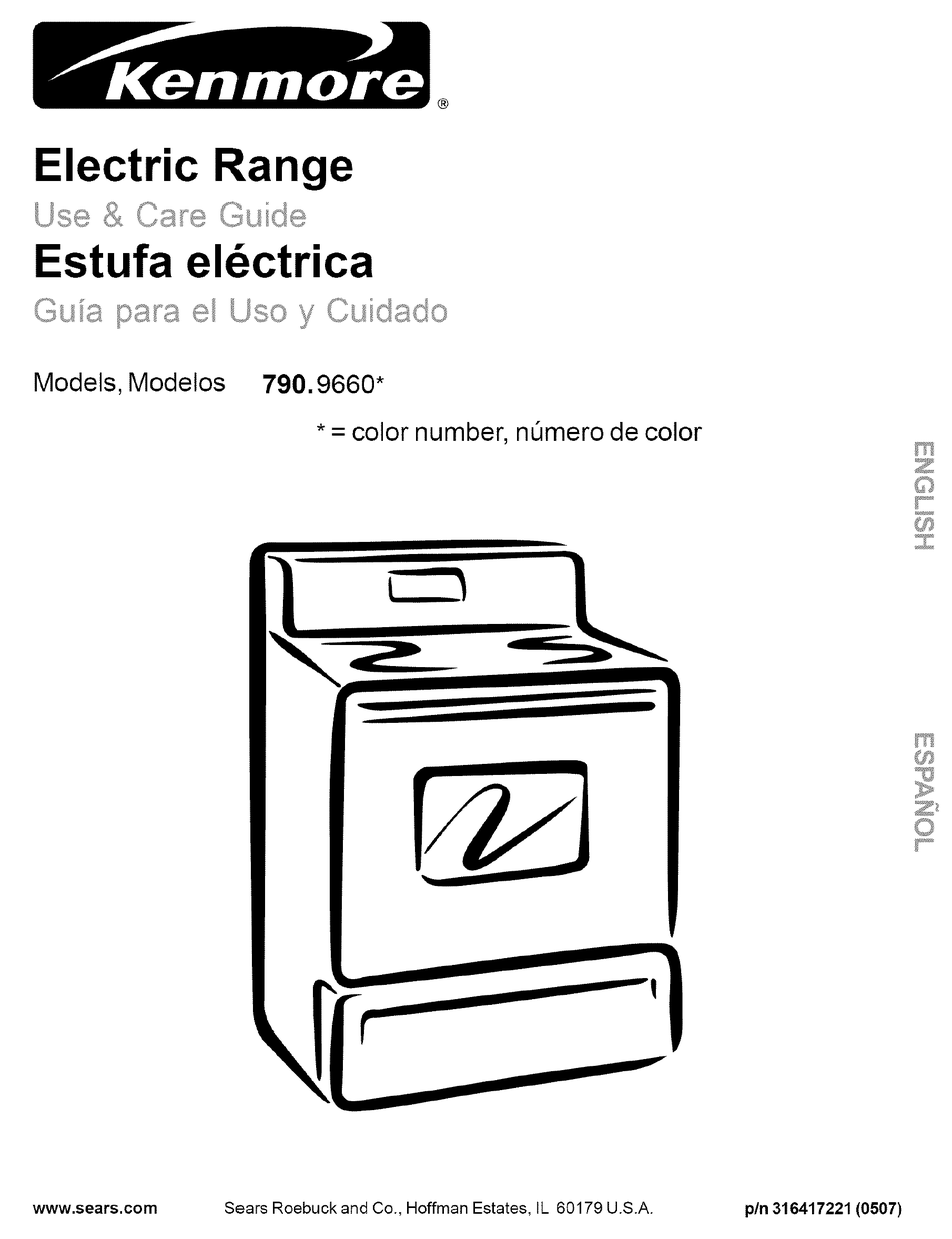 KENMORE 790.9660 SERIES USE & CARE MANUAL Pdf Download ManualsLib
