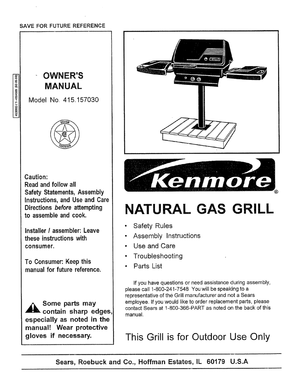 Kenmore Owner S Manual Pdf Download Manualslib