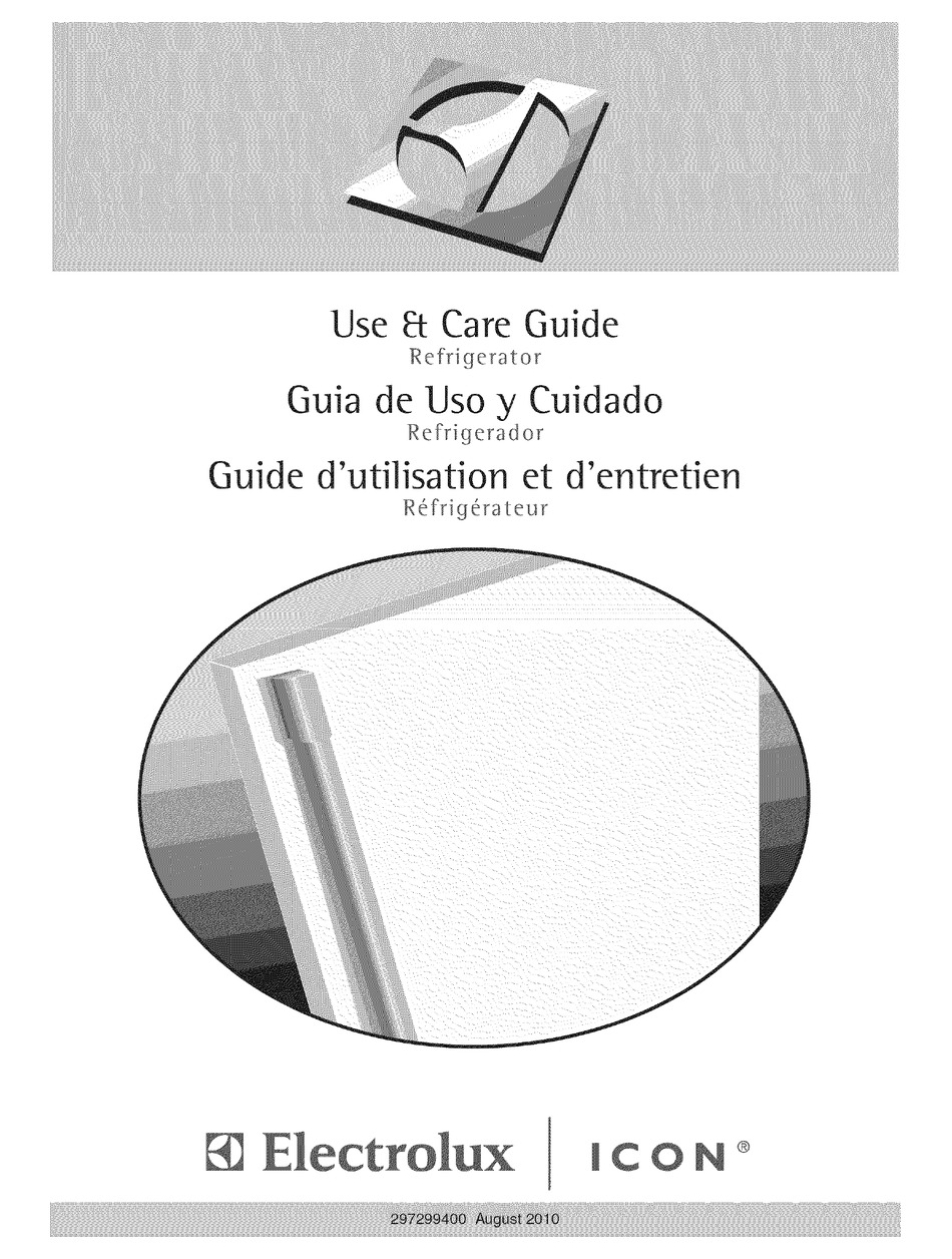 ELECTROLUX ICON E32AR75JPS USE & CARE MANUAL Pdf Download ManualsLib