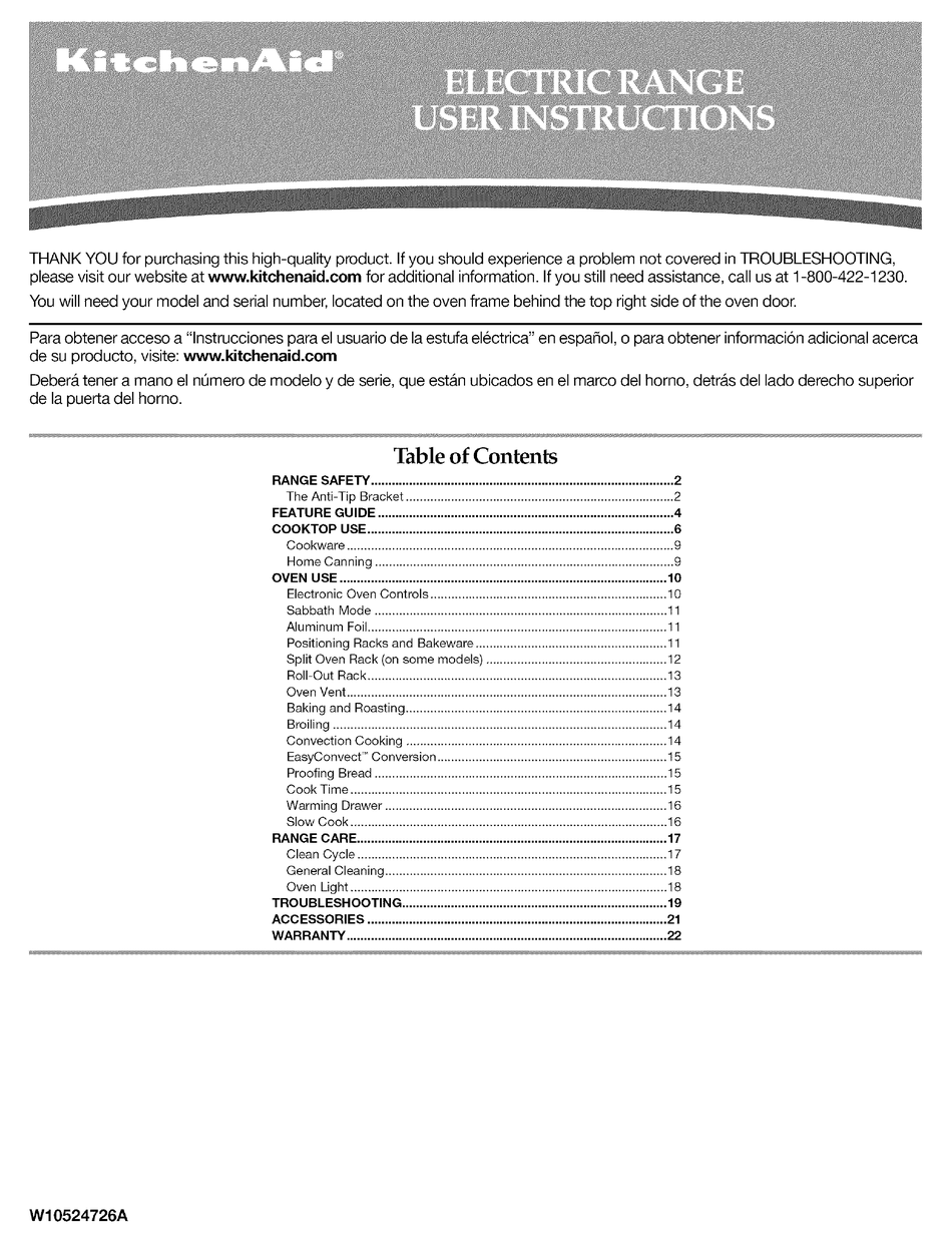 KITCHENAID KIRS608BSS0 USER INSTRUCTIONS Pdf Download | ManualsLib