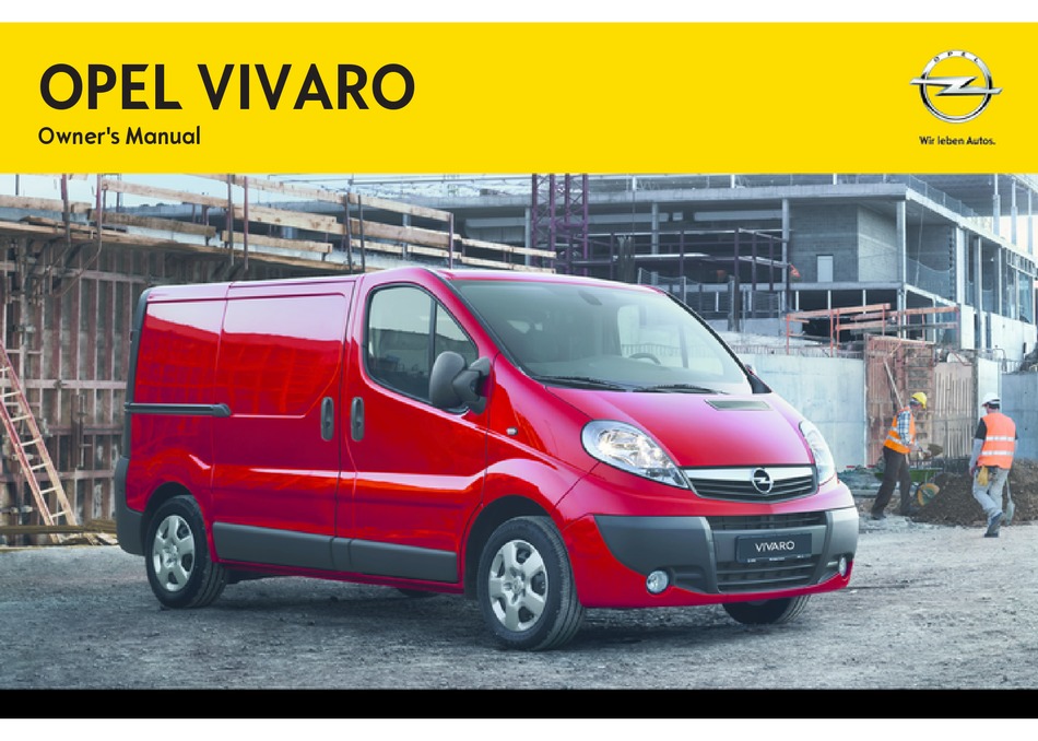 Opel Vivaro Owner S Manual Pdf Download Manualslib