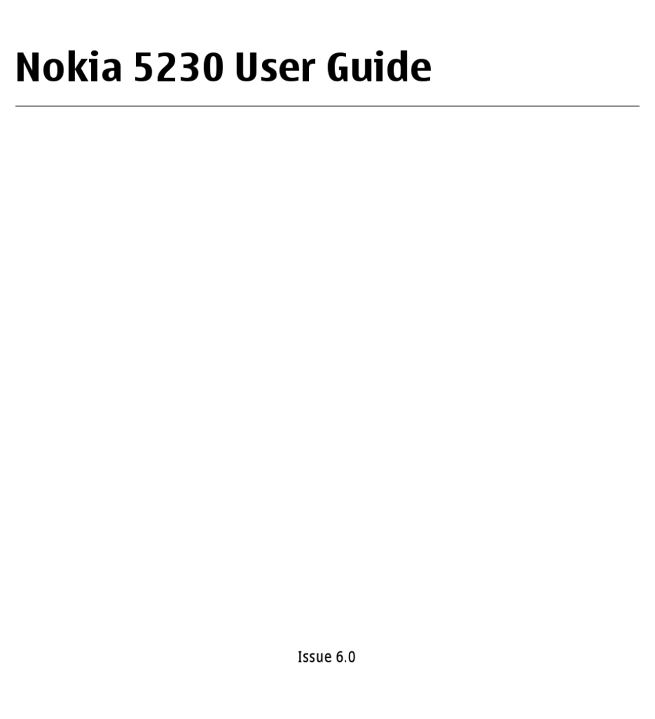 nokia 5230 firmware