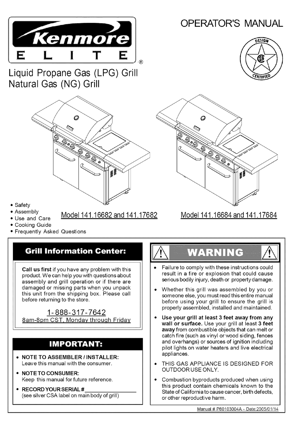 Kenmore Elite 141 16684 Operator S Manual Pdf Download Manualslib