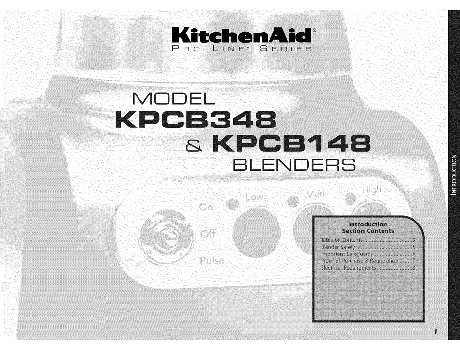 KITCHENAID PRO LINE KPCB348 USE & INSTALLATION INSTRUCTIONS MANUAL Pdf Download ManualsLib