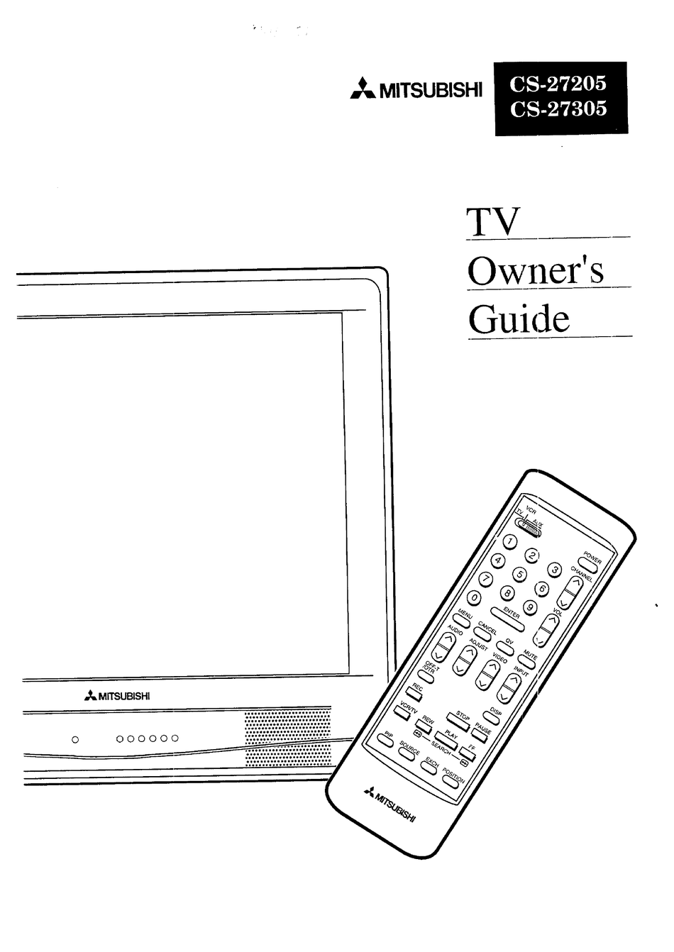 mitsubishi-cs-27205-owner-s-manual-pdf-download-manualslib