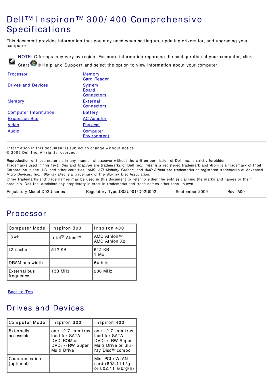 Dell Inspiron Zino Hd Specifications Pdf Download Manualslib