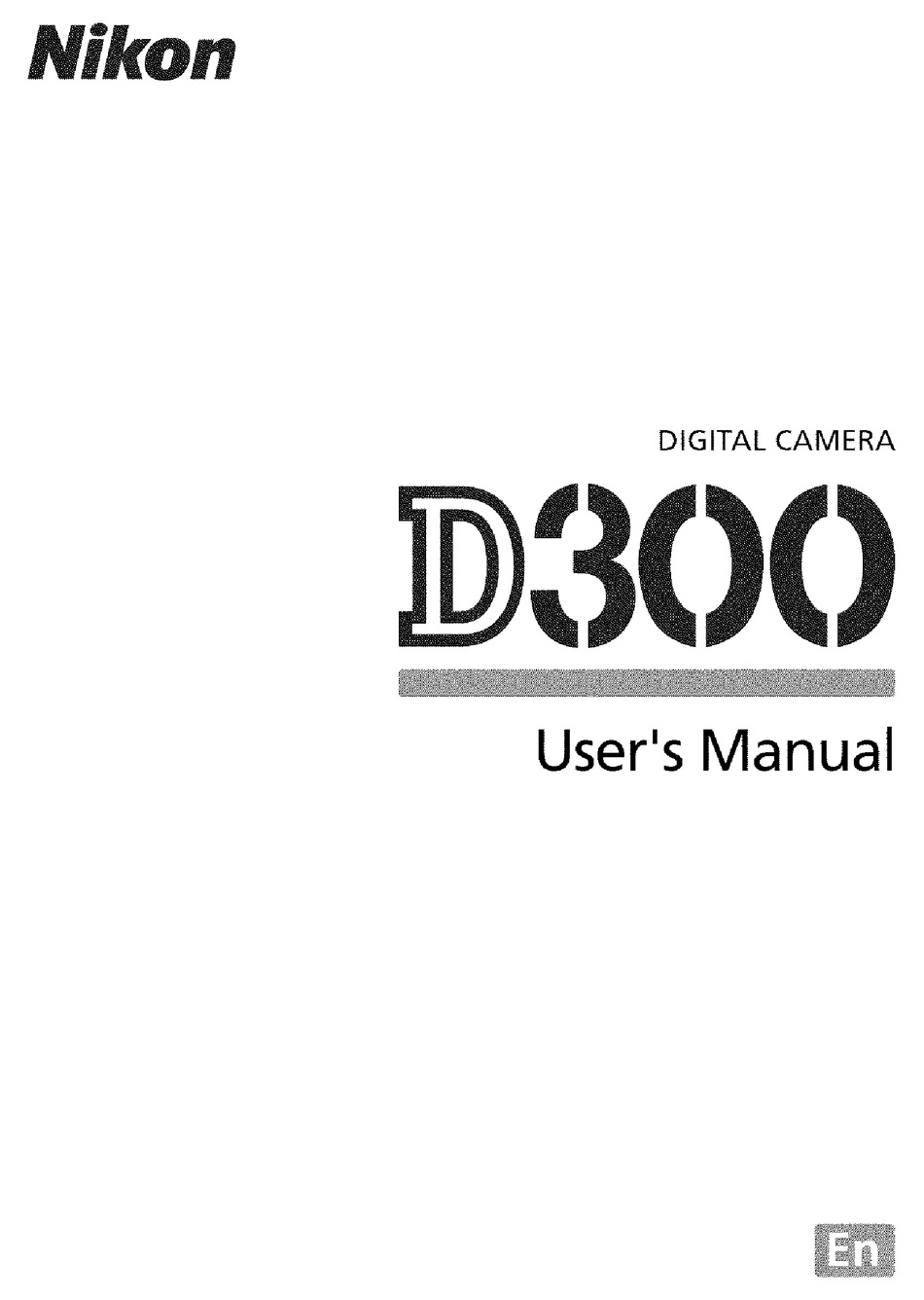 NIKON D300 USER MANUAL Pdf Download ManualsLib