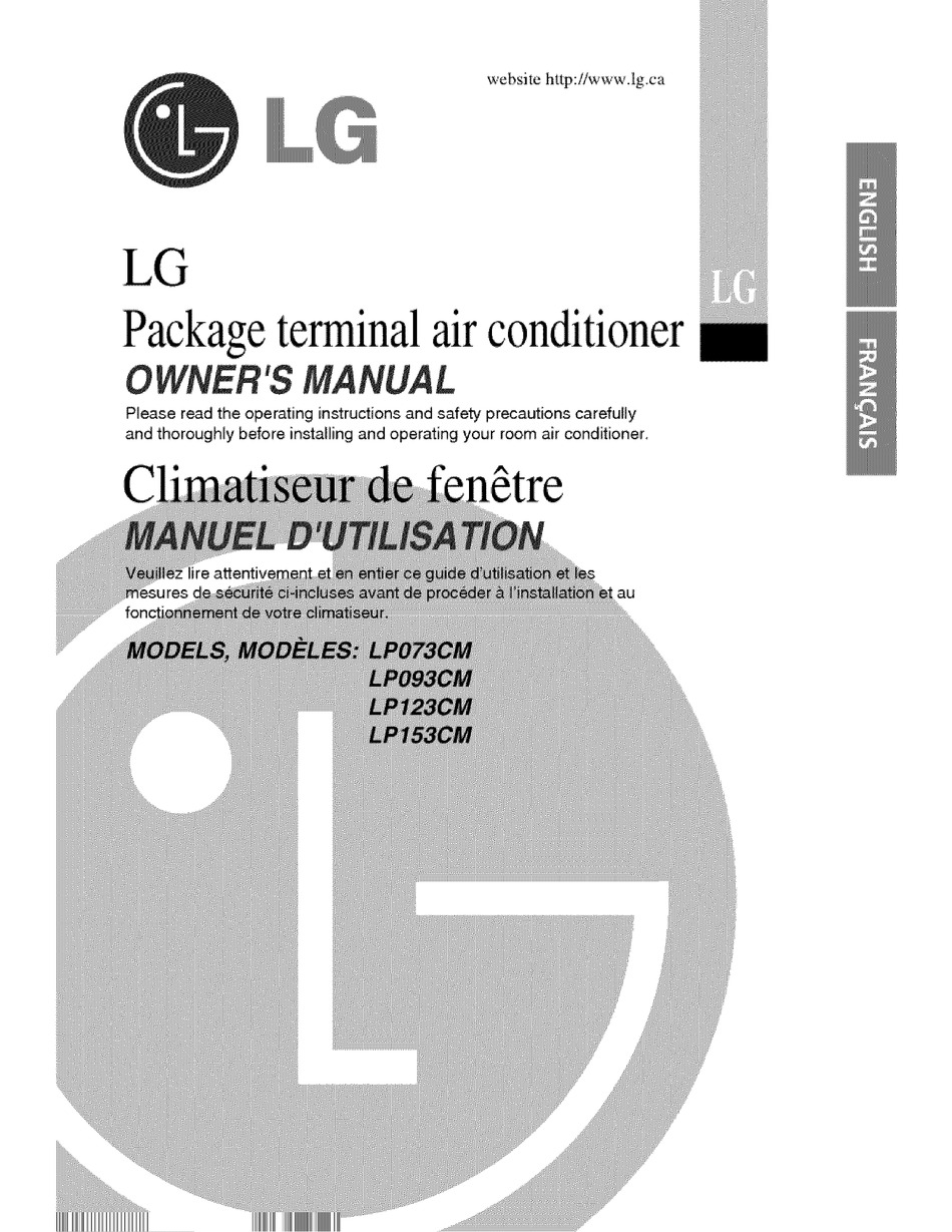 LG LP073CM OWNER'S MANUAL Pdf Download | ManualsLib