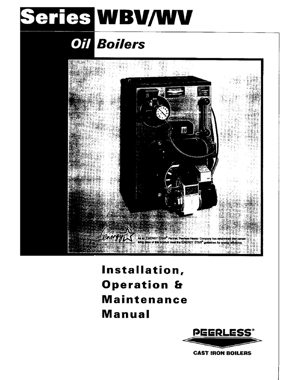 Peerless Wbv Series Installation Operation Maintenance Manual Pdf Download Manualslib