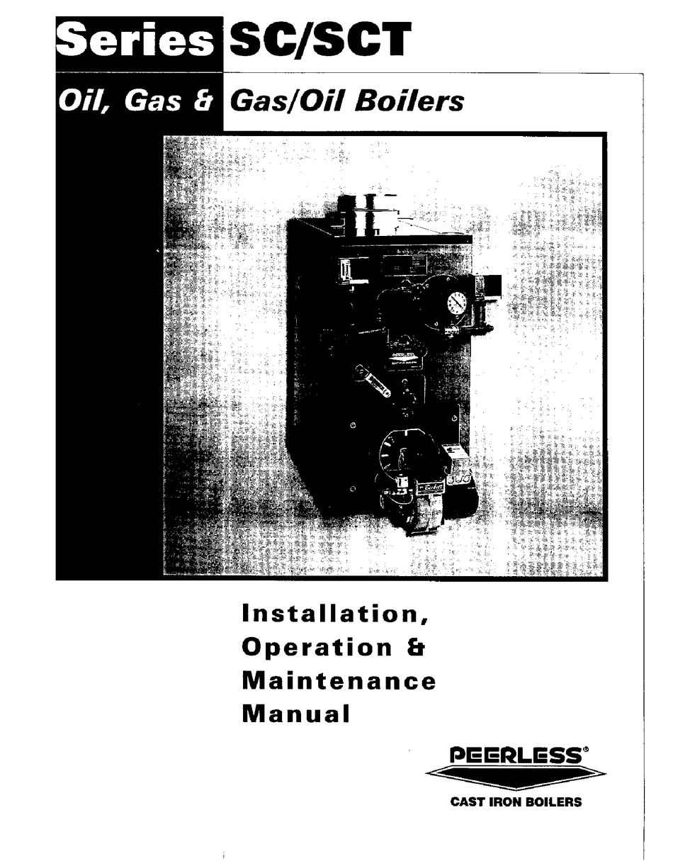 Peerless Sc Series Installation Operation Maintenance Manual Pdf Download Manualslib