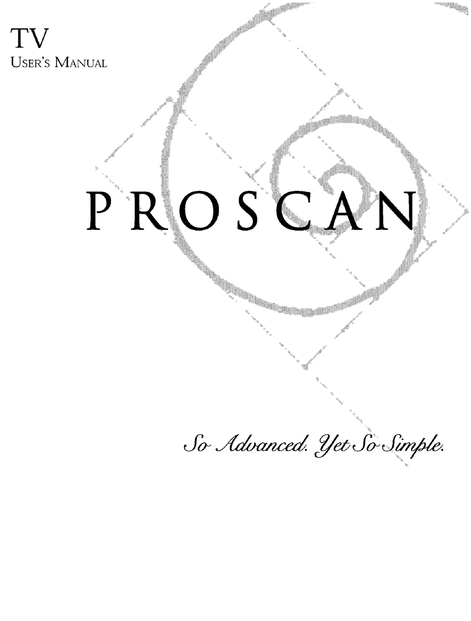 PROSCAN PS32510YX1CM2 USER MANUAL Pdf Download | ManualsLib