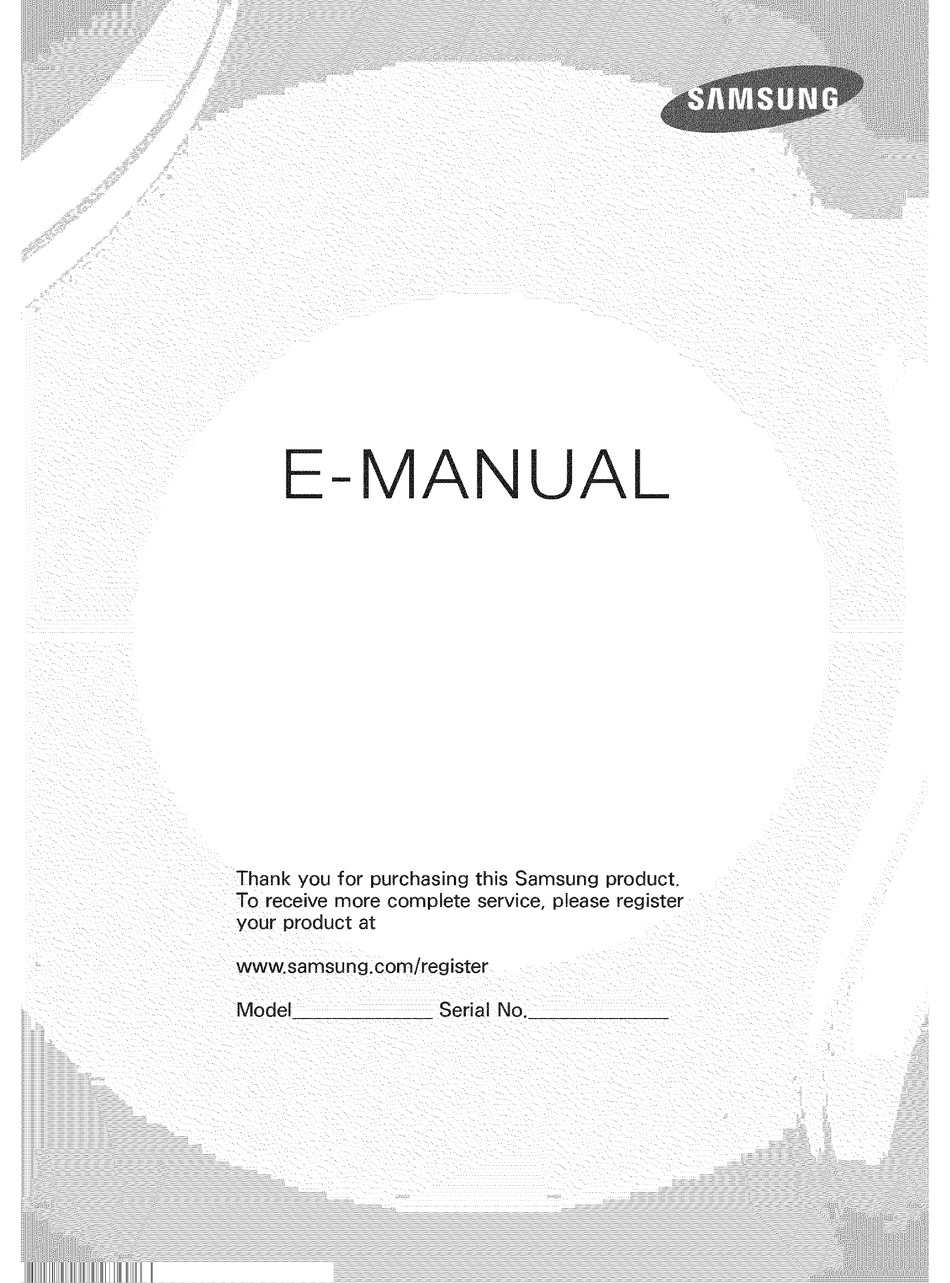 SAMSUNG UN32F5500 E-MANUAL Pdf Download | ManualsLib