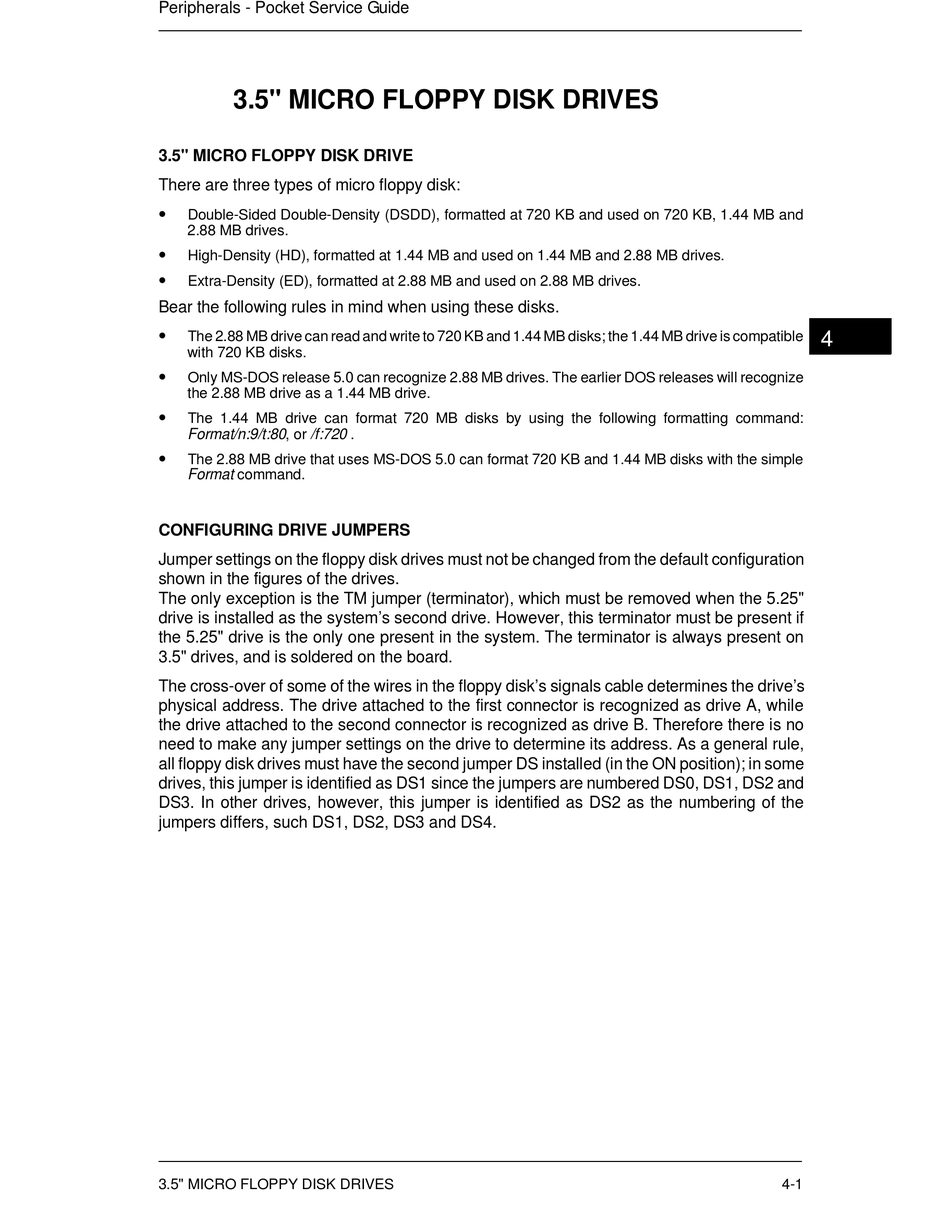 PANASONIC JU257A 1.44 MB FLOPPY DISK DRIVE SERVICE MANUAL Pdf
