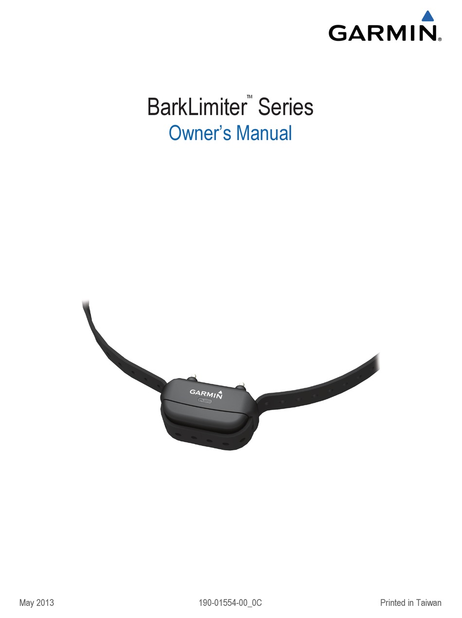 tri tronics bark limiter manual