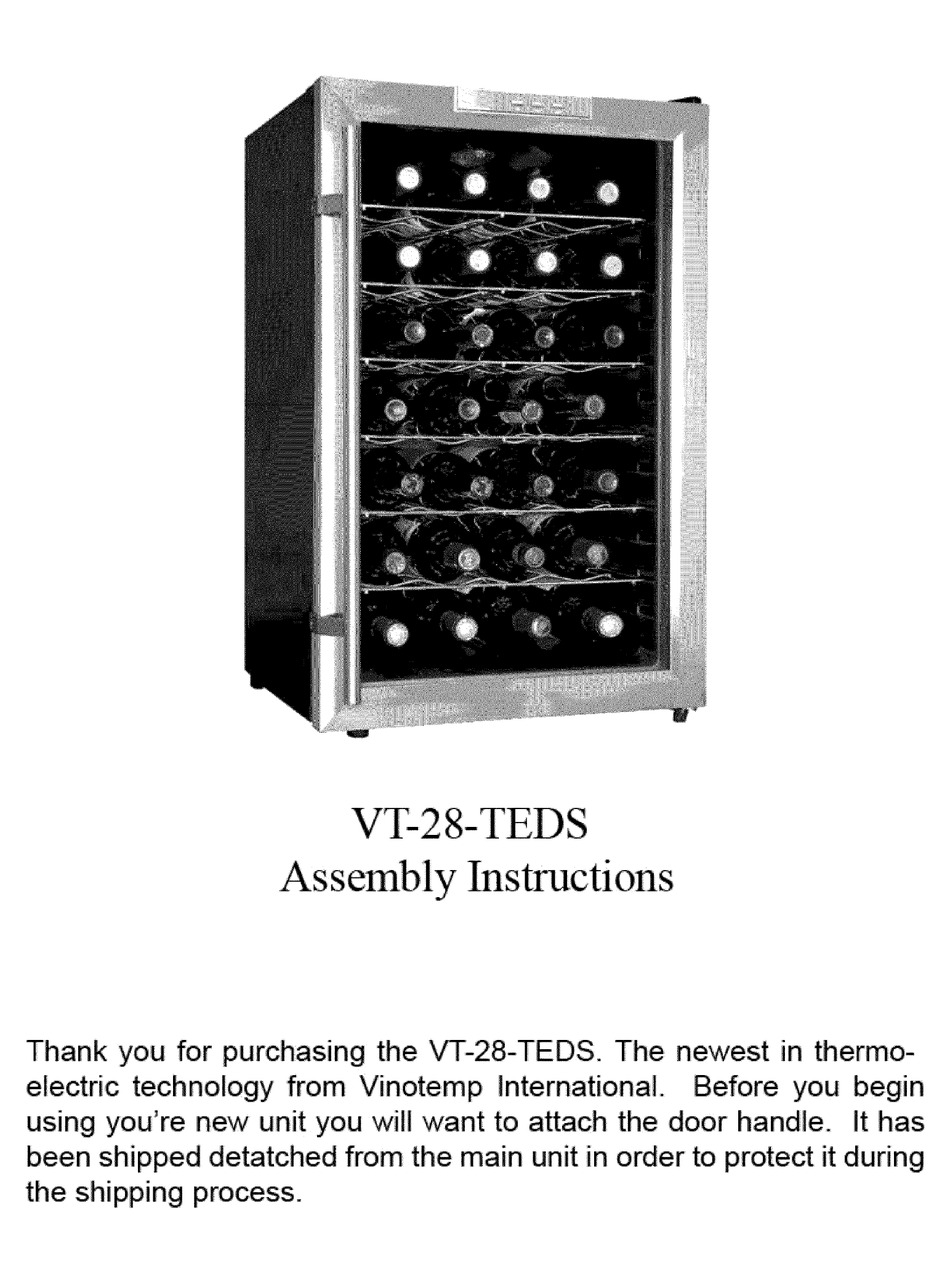 VINOTEMP VT28TEDS ASSEMBLY INSTRUCTIONS Pdf Download ManualsLib
