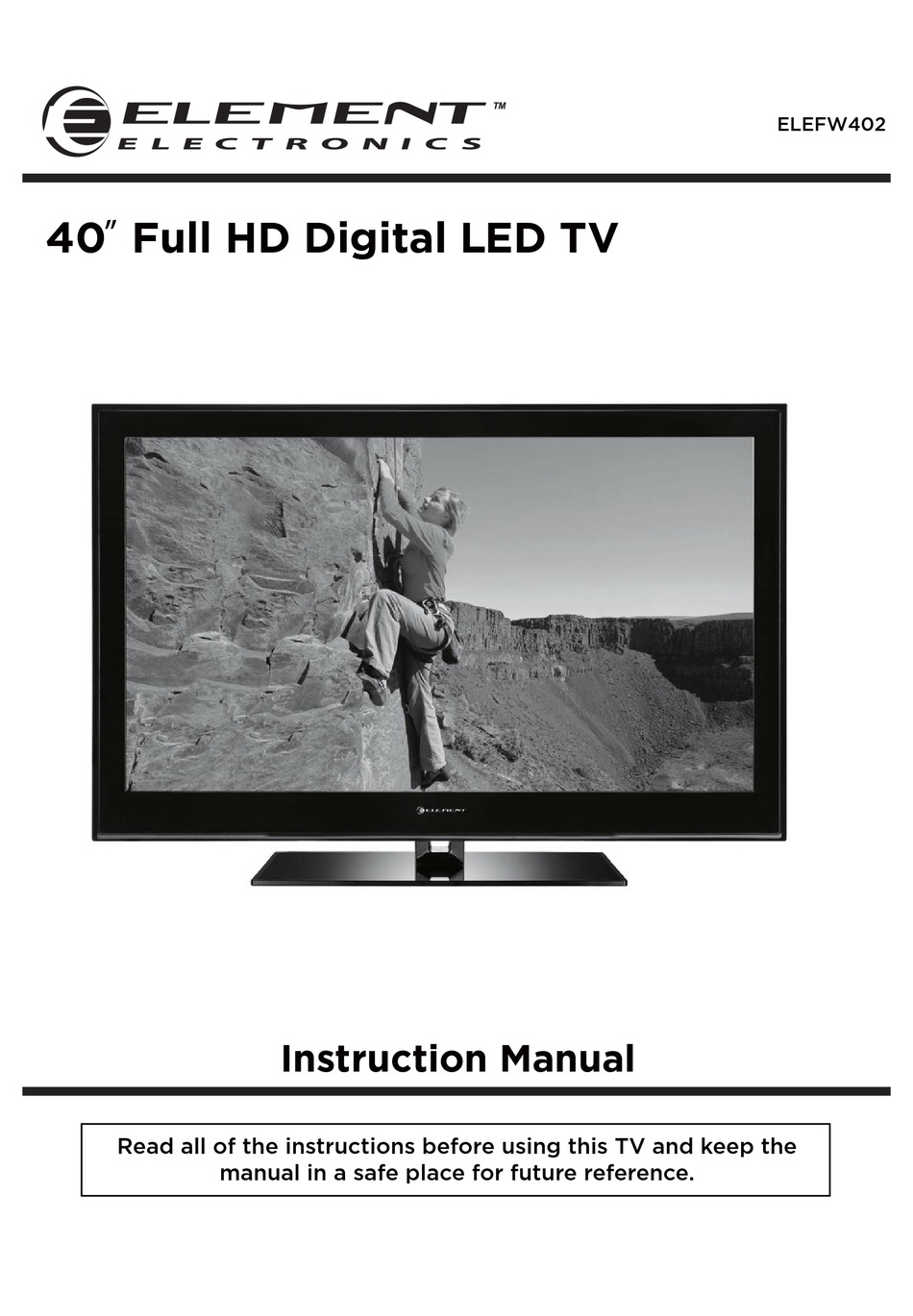 ELEMENT ELEFW402 INSTRUCTION MANUAL Pdf Download | ManualsLib