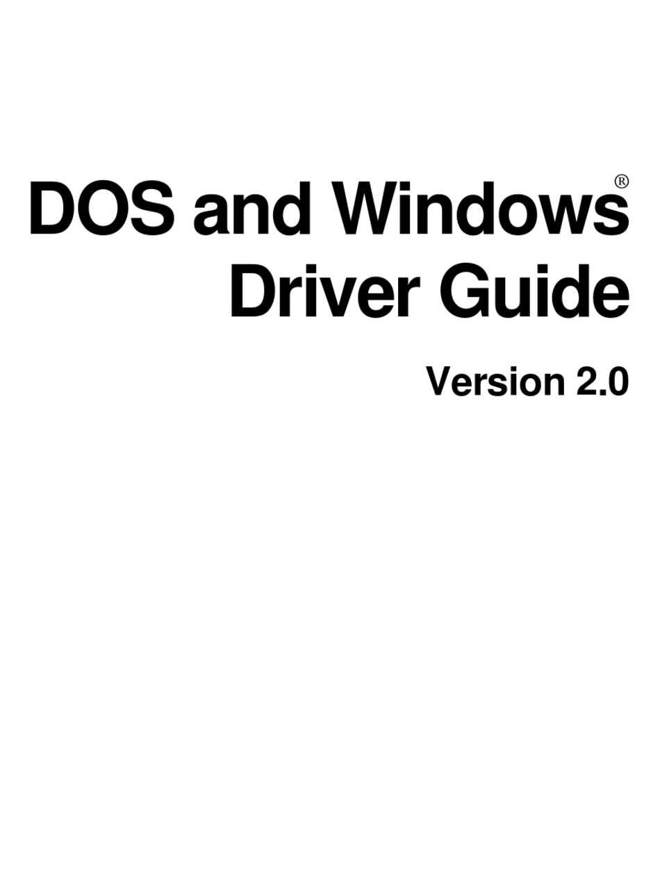 ELO TOUCHSYSTEMS SOFTWARE DRIVER MANUAL Pdf Download ManualsLib
