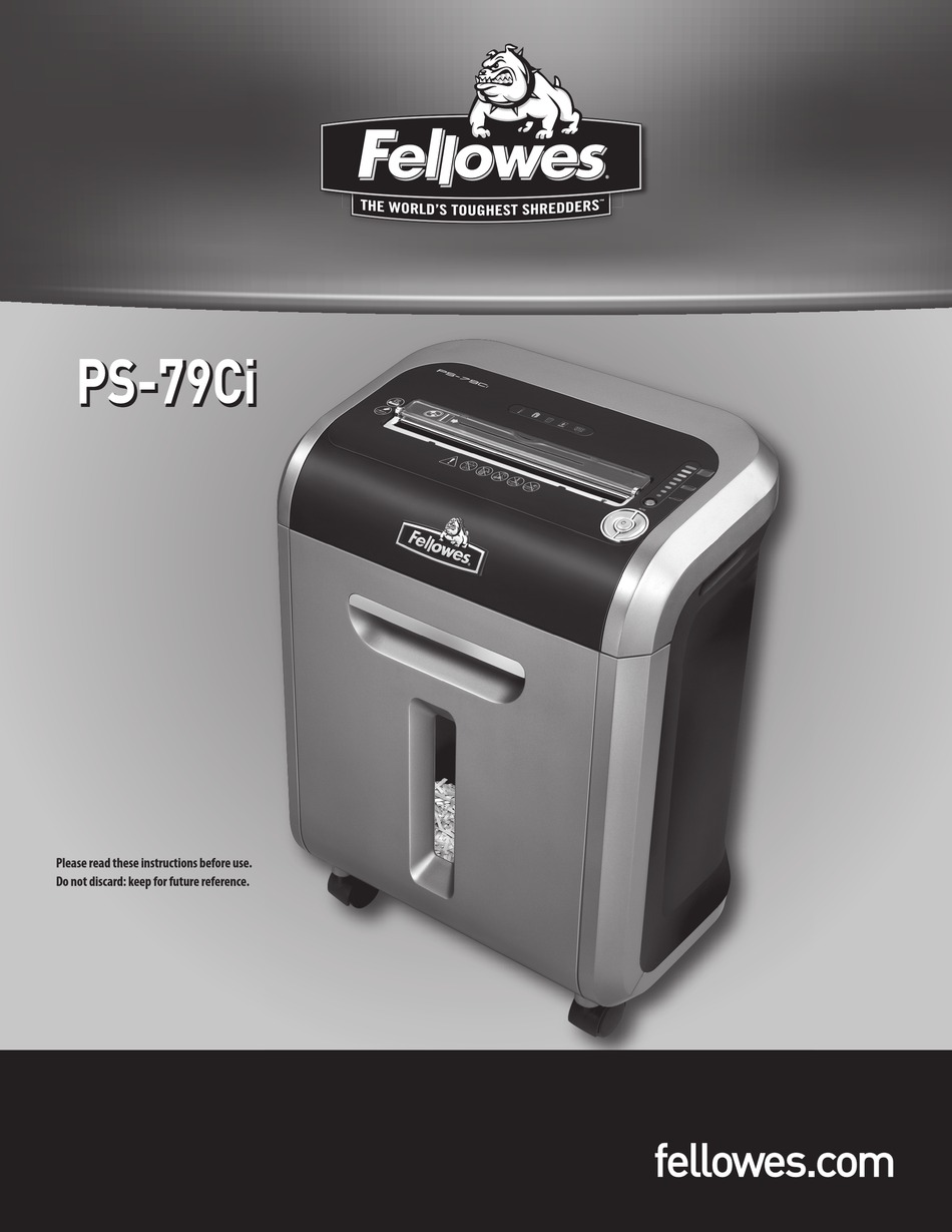 Fellowes инструкция Fellowes инструкция
