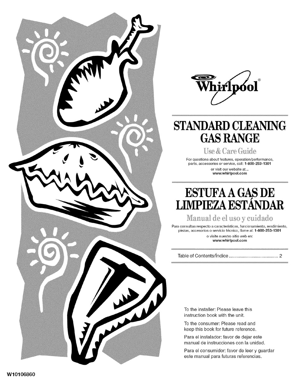 WHIRLPOOL SF111PXSQ1 USE & CARE MANUAL Pdf Download ManualsLib