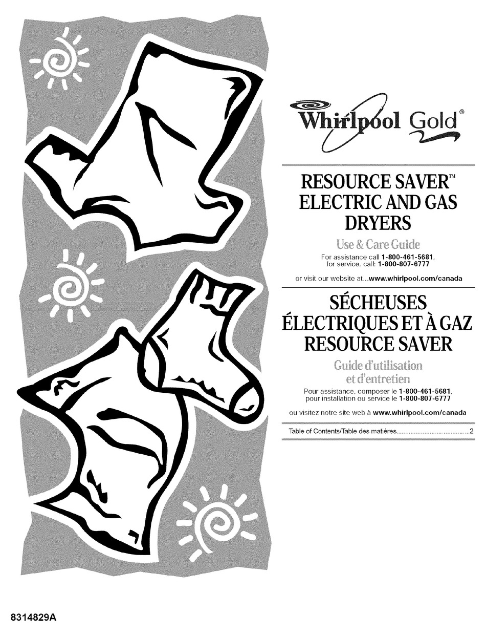 whirlpool gold resource saver