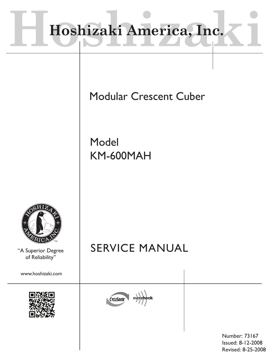 Hoshizaki Km 600mah Service Manual Pdf Download Manualslib Hoshizaki Km 600mah Service Manual Pdf Download Manualslib
