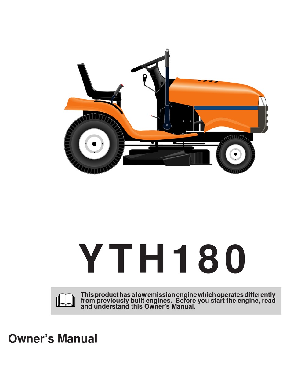 HUSQVARNA YTH180 OWNER S MANUAL Pdf Download ManualsLib